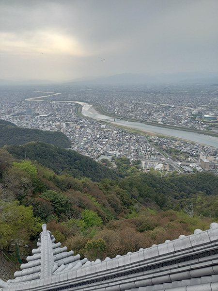 岐阜城眺望