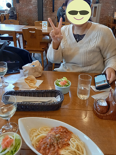 初日の昼