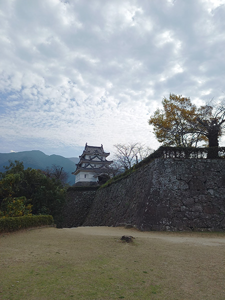 二の丸から見た天守