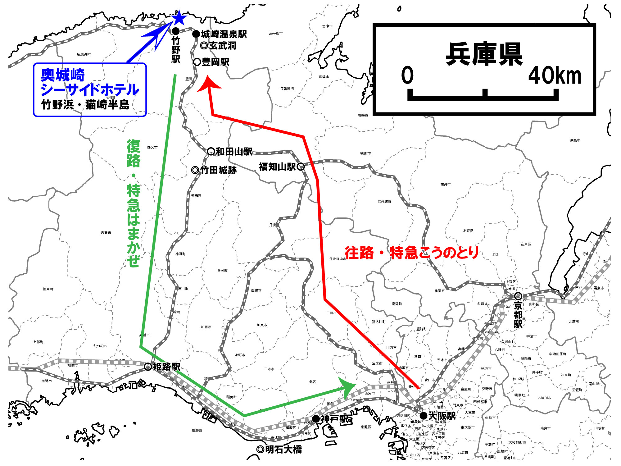 城崎地図