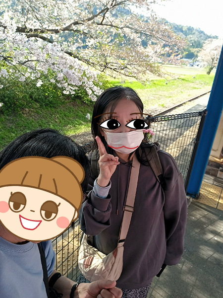 ツーショット桜
