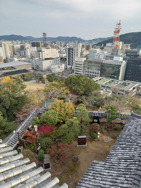 天守からの眺望