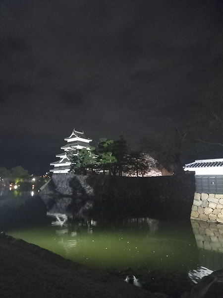 夜の天守