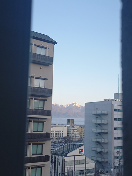 宿からの景色