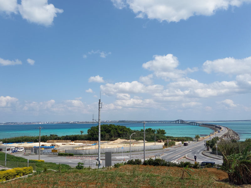 海の駅より橋