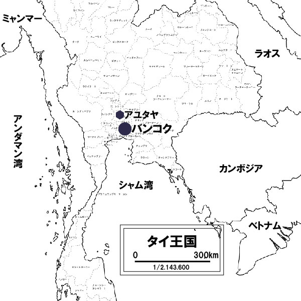 タイ地図